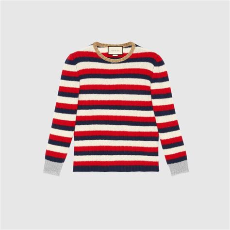 maglione gucci righe|Maglieria Donna .